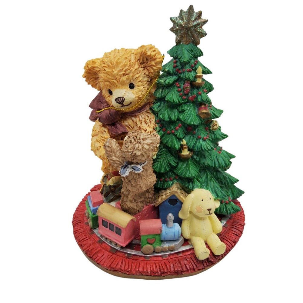 vintage carlton cards bainbridge bears chester and benjamin christmas figurine.